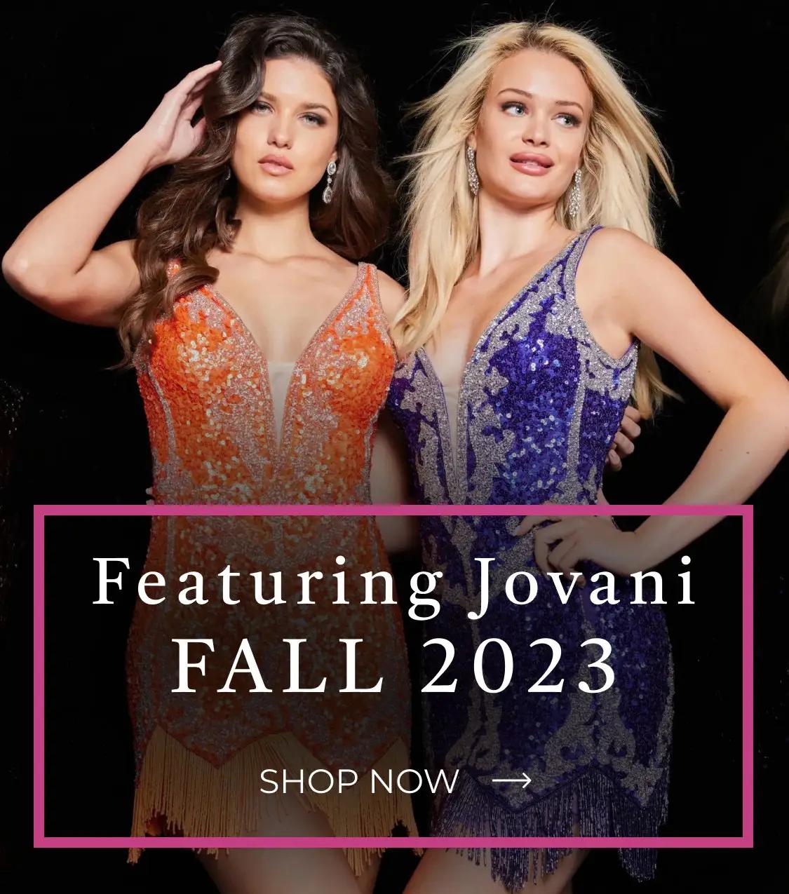 Jovani Fall 2023 Banner for mobile