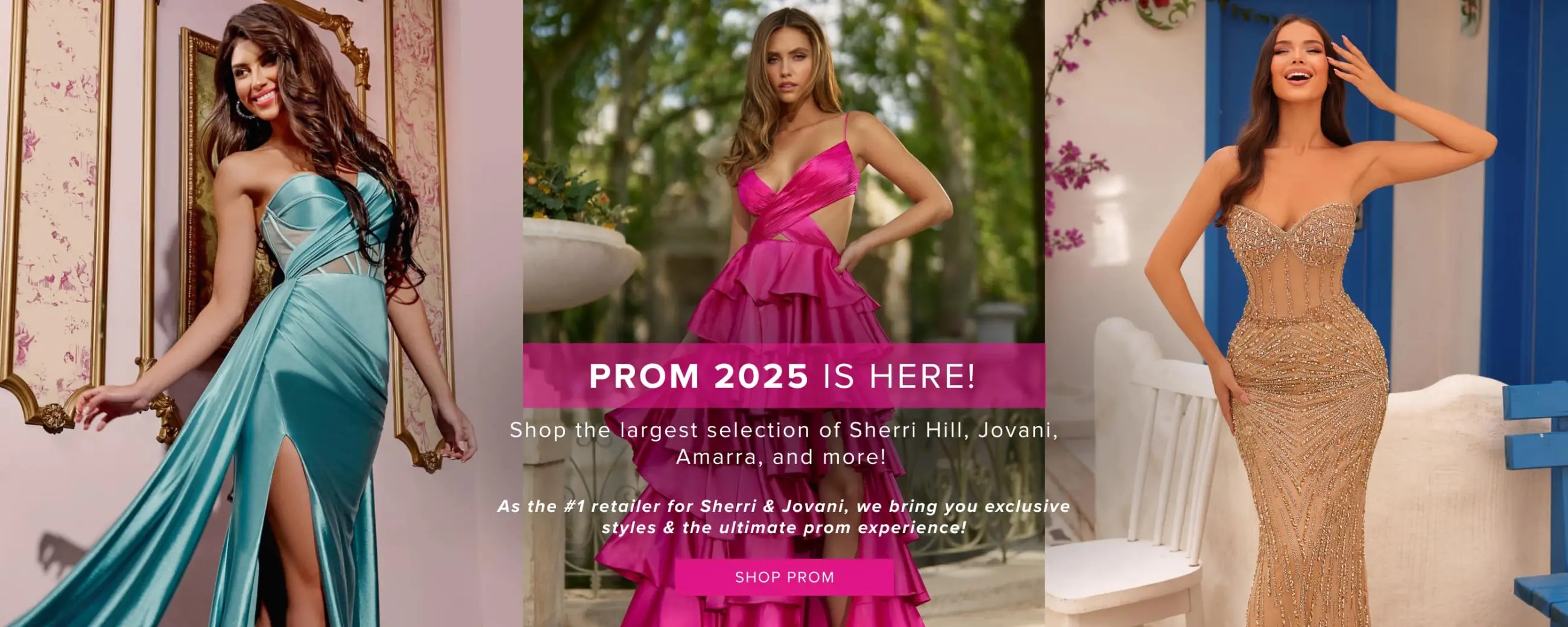 Spring 2025 prom dresses at Whatchamacallit