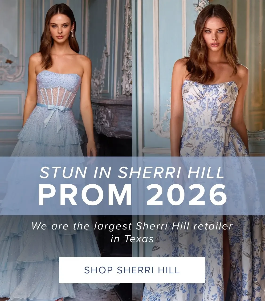 Sherri Hill prom dresses 2026 at Whatchamacallit