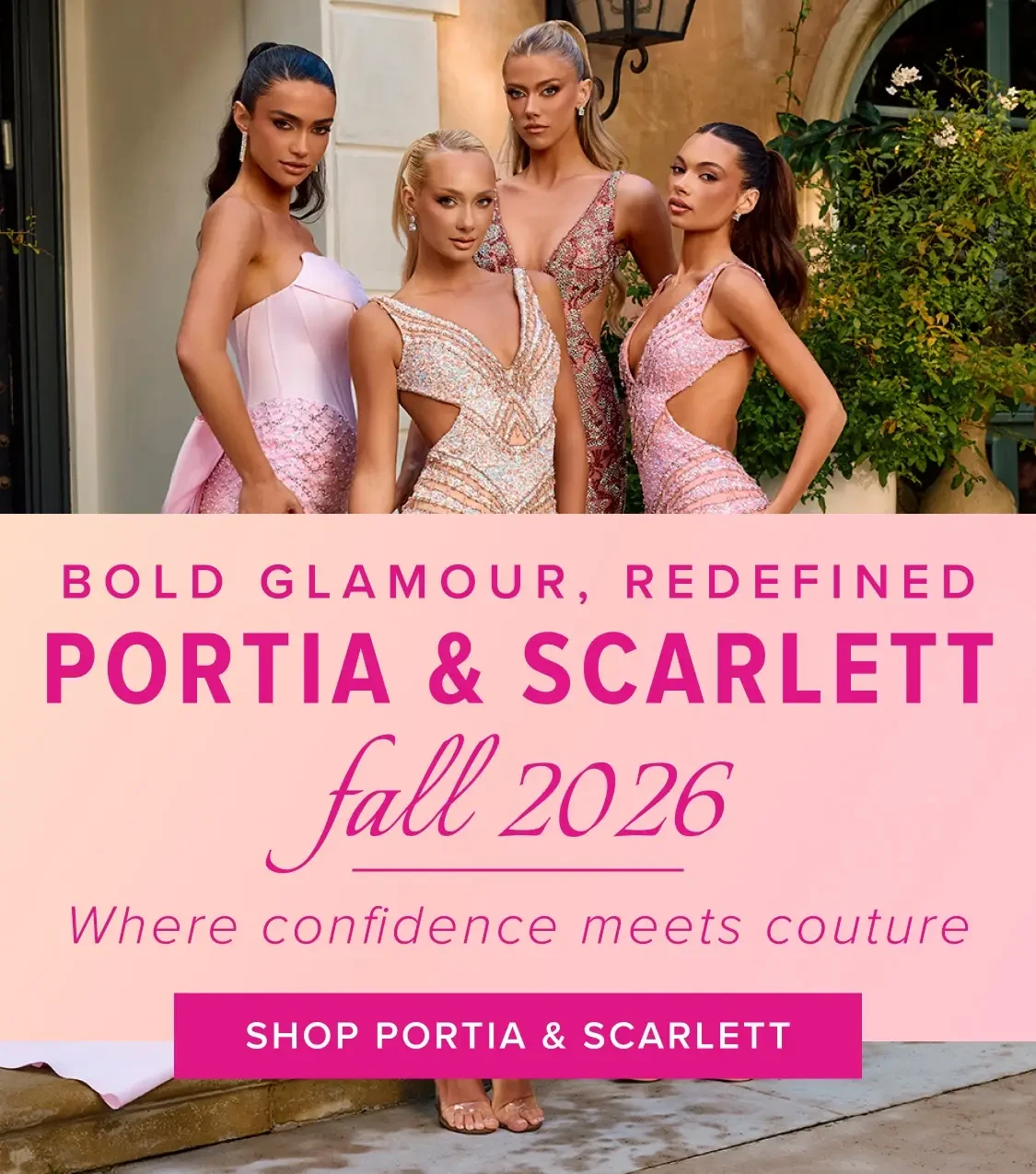 Portia & Scarlett homecoming dresses 2026 at Whatchamacallit