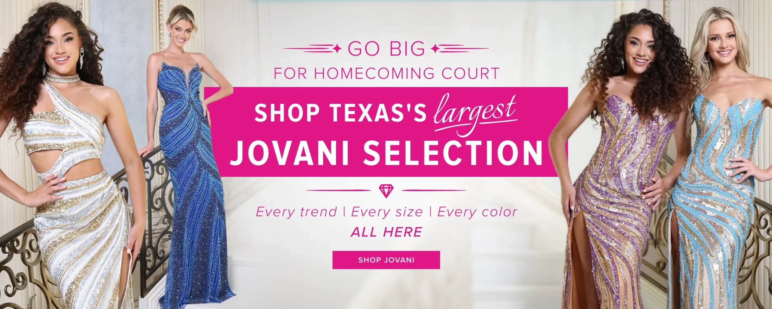 Jovani homecoming fall 2026 dresses at Whatchamacallit