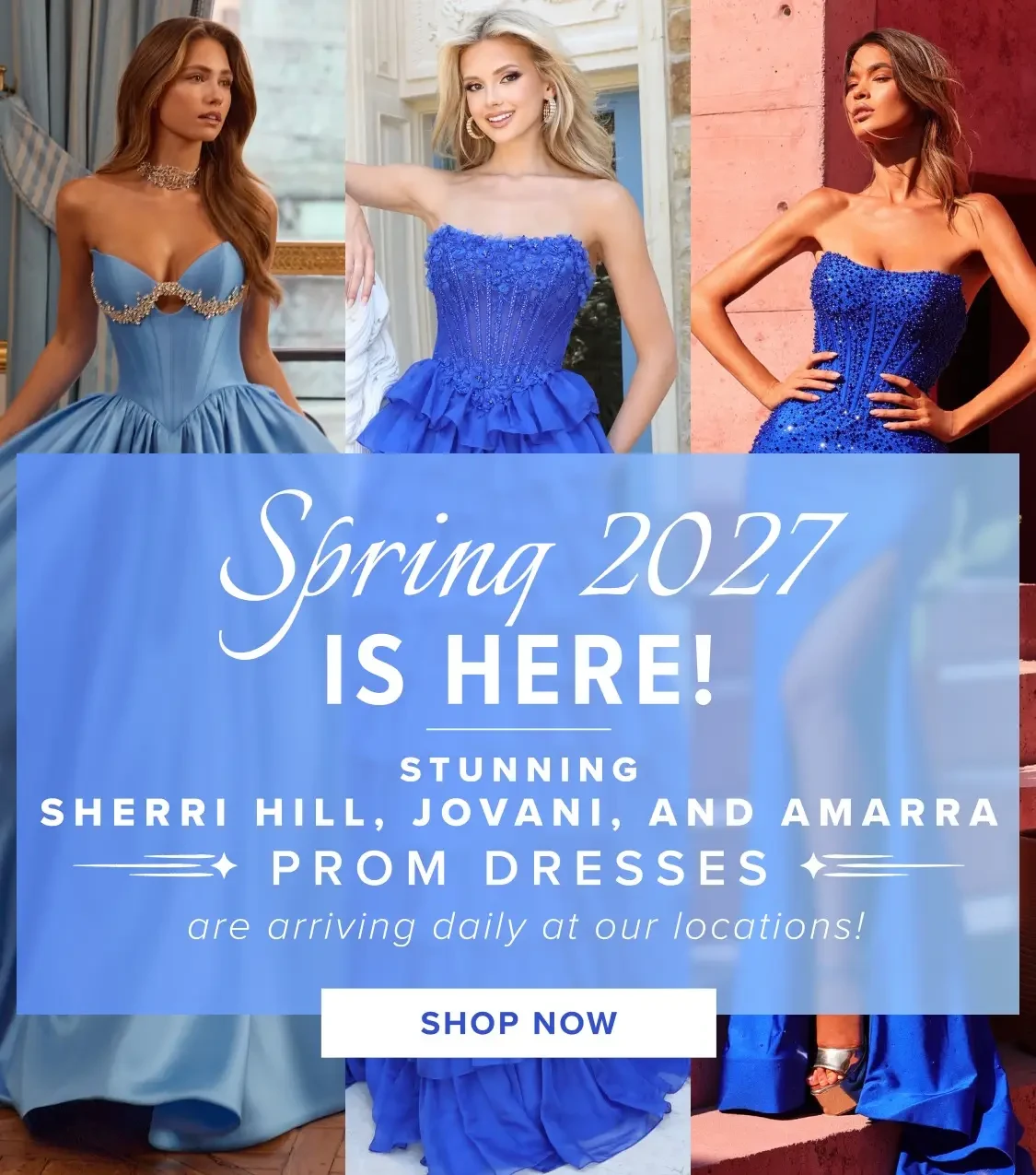 Spring 2027 prom dresses at Whatchamacallit