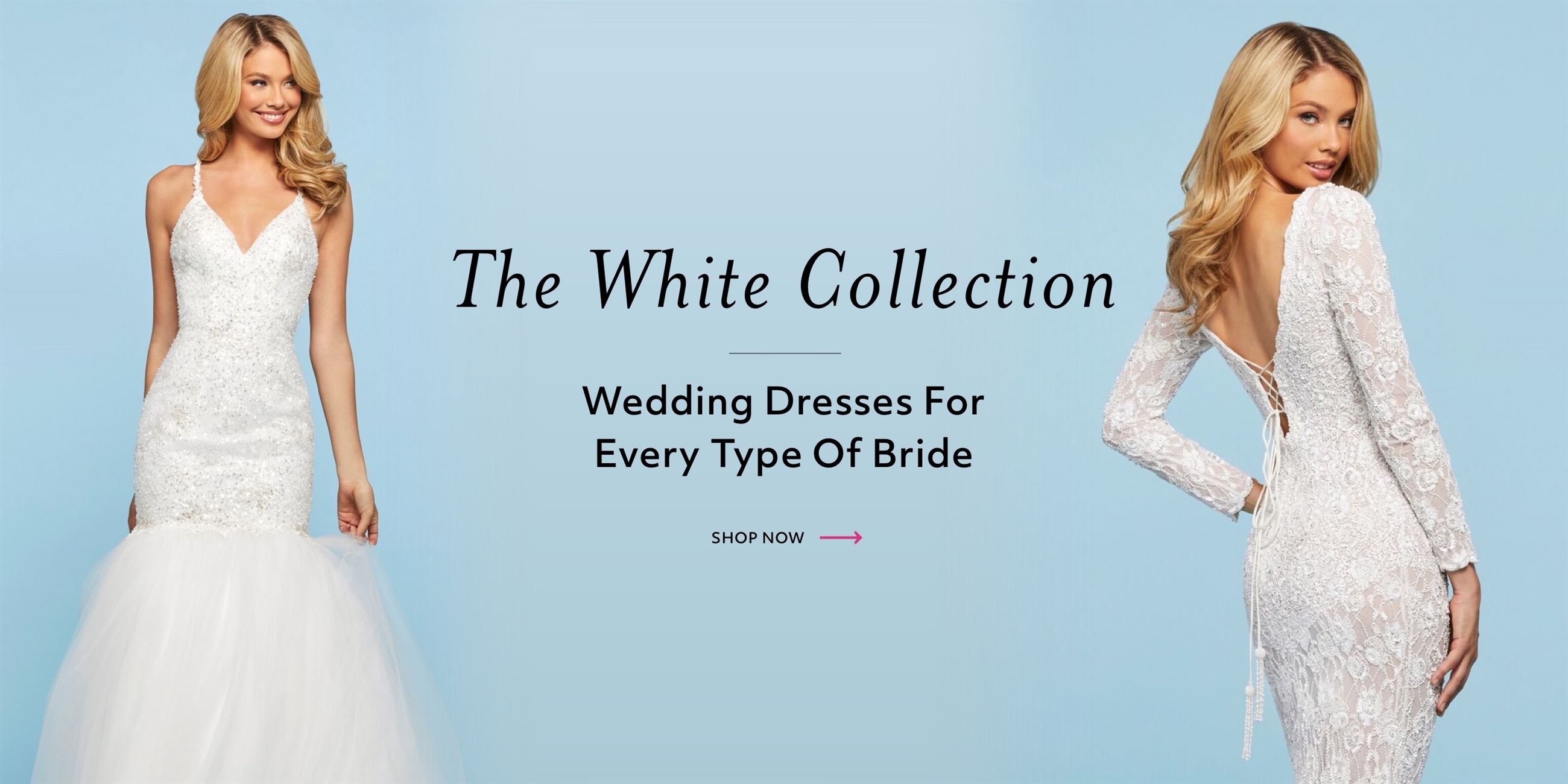 The White Collection. Wedding Dresses. Desktop Image.
